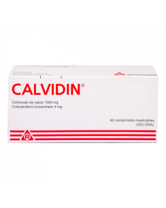 CALVIDIN COMPRIMIDOS 1500 MG / 4 MG 