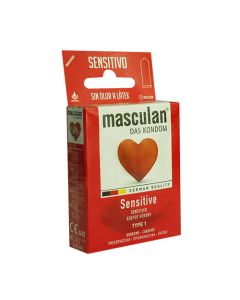 MASCULAN PRESERVATIVO SENSITIVE X 3 UNDS