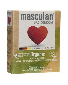 CONDON MASCULAN ORGANICO X 3 UNIDADES