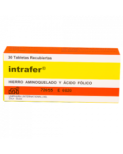 INTRAFER TABLETAS 30 MG 