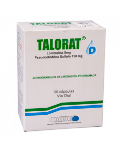 TALORAT D TABLETAS 125 MG