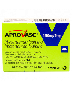 APROVASC TABLETAS 150/5 MG