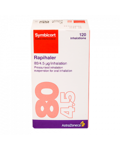 SYMBICORT RAPIHALER INHALADOR 80/4.5 UG