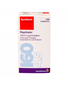 SYMBICORT RAPIHALER INHALADOR 160/4.5 UG