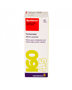 SYMBICORT TURB INHALADOR 160/4.5 UG 