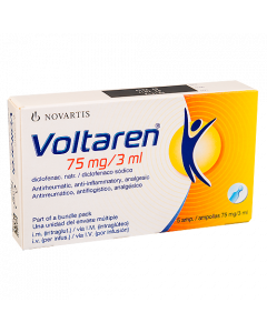 VOLTAREN AMPOLLAS 75 MG