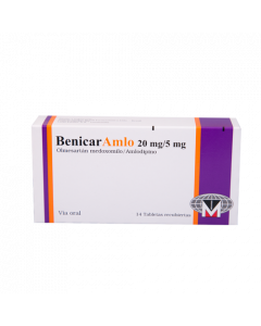 BENICAR AMLO TABLETAS 20 MG / 5 MG