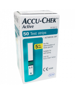 TIRAS ACCU-CHEK ACTIVE  TEST DE GLUCOSA