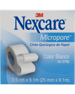 NEXCARE MICROPORE ESPARADRAPO 25.4 MM X 9.14 M