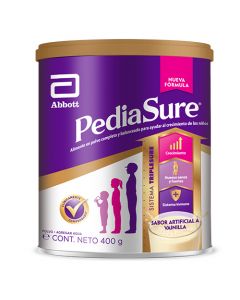 PEDIASURE PLUS VAINILLA 400GRS