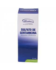 SULFATO DE GENTAMICINA COLIRIO SOLUCION OFTALMICA 5 ML