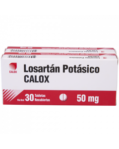 CALOX LOSARTAN POTASICO TABLETAS 50 MG 