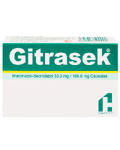 GITRAZEK CAPSULAS 33.3 MG / 166.6 MG