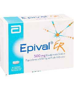 EPIVAL ER TABLETAS 500 MG