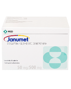 JANUMET COMPRIMIDOS 50 MG / 500 MG