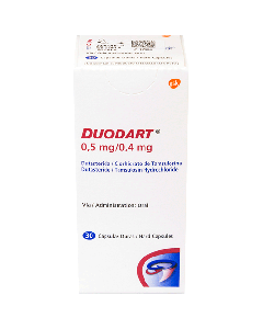 DUODART CAPSULAS 0.5/0.4 MG