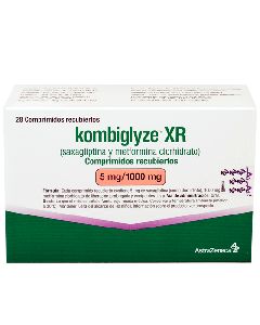 KOMBIGLYZE XR TABLETAS 5 MG 