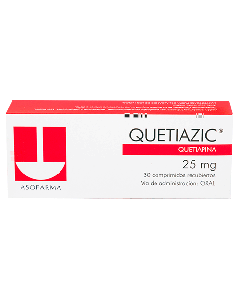 QUETIAZIC COMPRIMIDOS 25 MG 