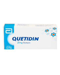 QUETIDIN TABLETAS 25 MG