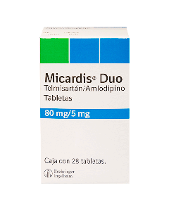 MICARDIS DUO TABLETAS 80 MG / 5 MG 