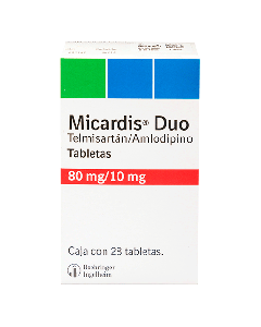 MICARDIS DUO TABLETAS 80 MG / 10 MG