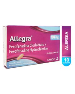 ALLEGRA COMPRIMIDOS 180 MG