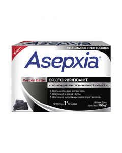 ASEPXIA JABON CARBON D 100 GRS