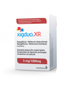 XIGDUO XR 5/1000 MG X 30 COMPRIMIDOS